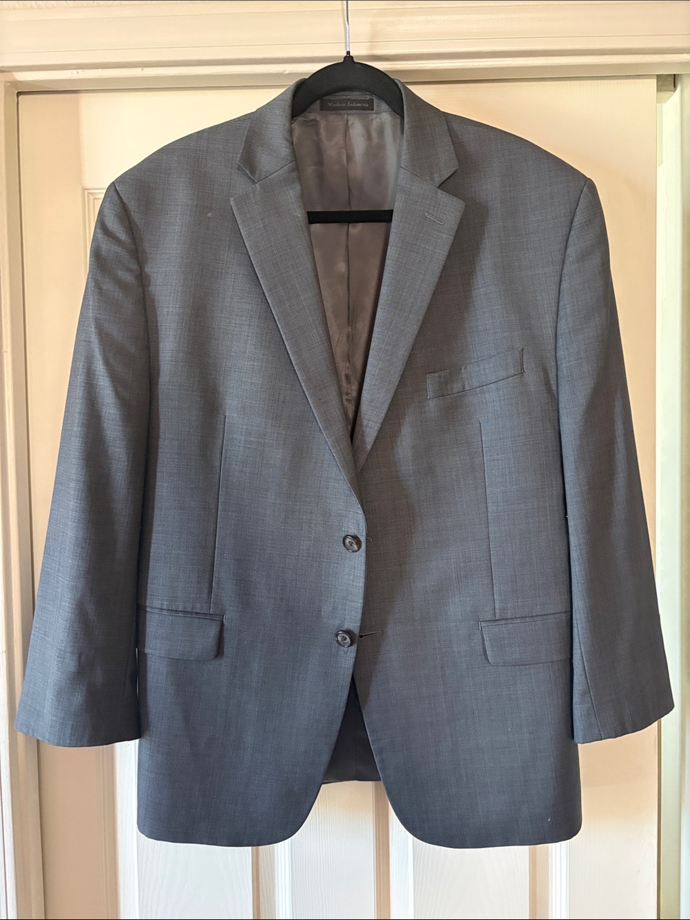 Ralph Lauren Gray Men's Two-Button Suit Blazer